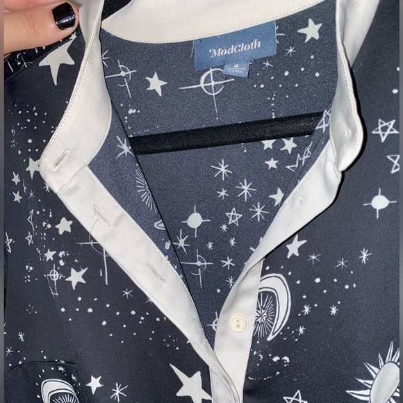 ModCloth Astrology Dress Sz. 4 - Picture 6 of 7